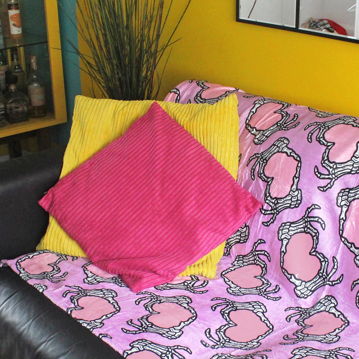 Patterned discount fleece throw